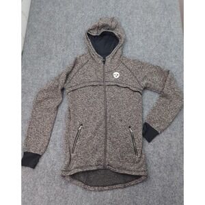 Pittsburgh Steelers NFL Fleece Jacket womens Large Gray Pro Line Hooded
